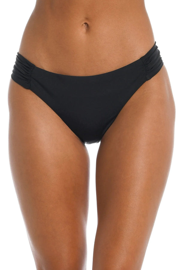 Sunshine 79 Solids Side Shirred Hipster Bottom